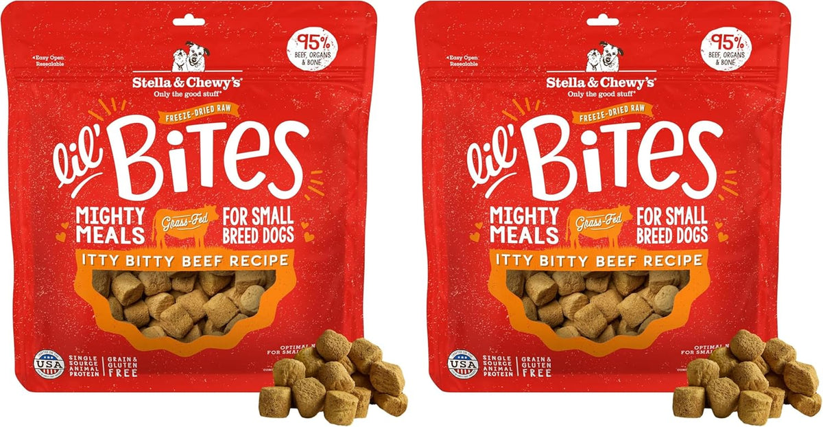 Stella & Chewy's Freeze-Dried Raw Lil' Bites Chicken Little Recipe Small Breed Dog Food, 7 oz. Bag (Pack of 2) - Image 11