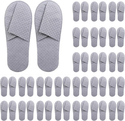 Frcctre hotel spa slippers front view with cooling grid