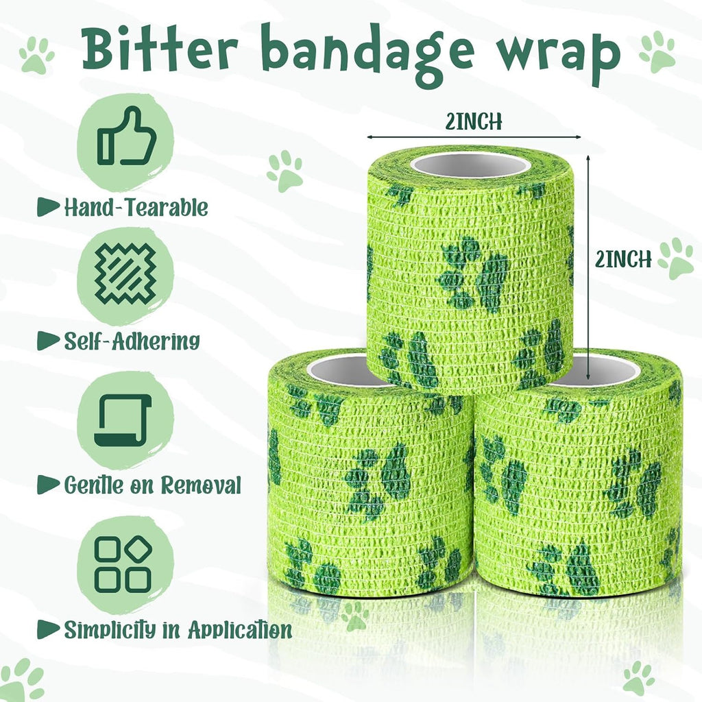 Close up of self adhesive pet bandage texture