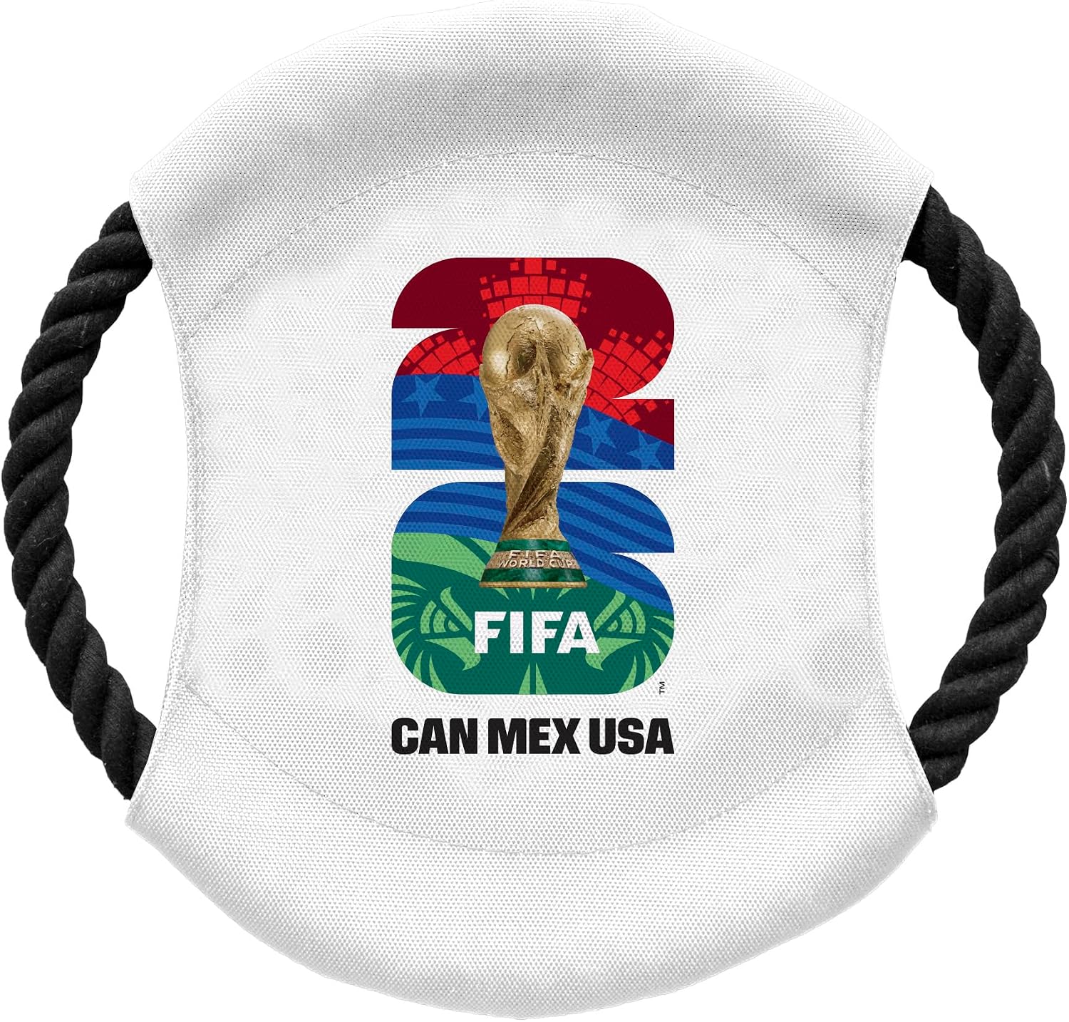 Little Earth Productions FIFA 2026 pet flying disc front view