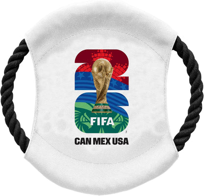 Little Earth Productions FIFA 2026 pet flying disc front view