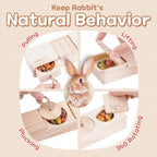 SoulThink small animal slow feeder puzzle blocks for dental health trimming
