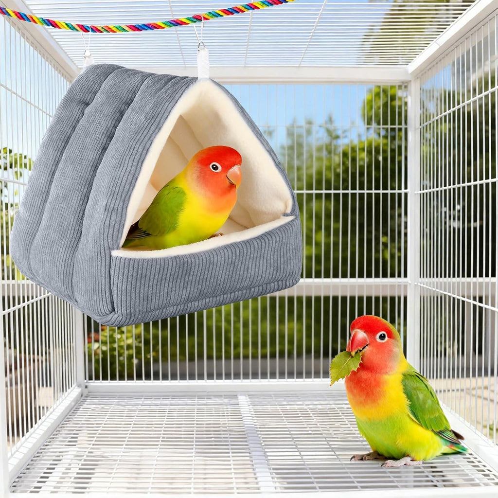 Medium Winter Warm Bird House and Bird Bed for Cage - Image 6
