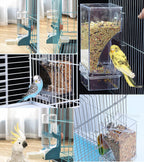 Kenond automatic bird seed container showing transparent acrylic design