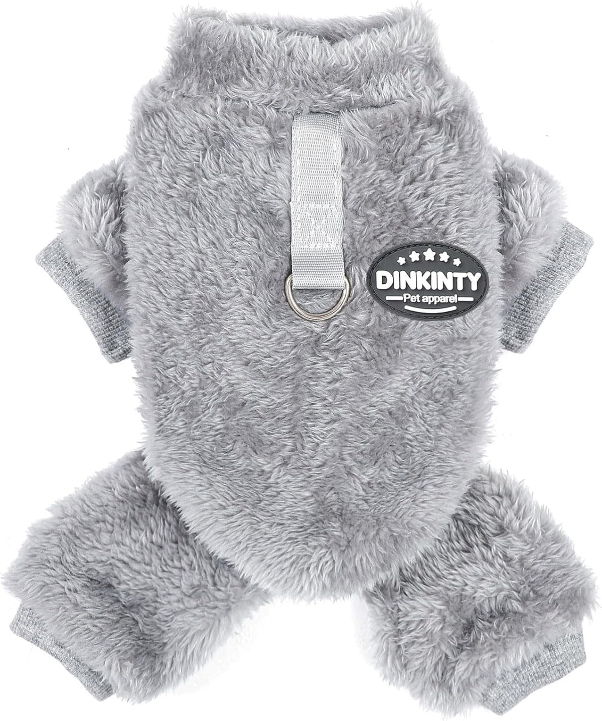Dinkinty imported pet winter sweater showing durable stitching and high quality fabric.