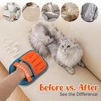 Misseye pet grooming glove deshedding cat fur gently side view