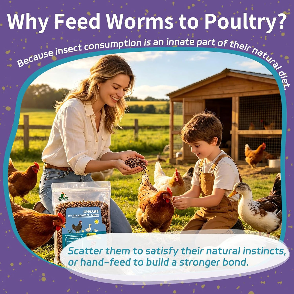 2LB Dried Mealworms for Chickens - 52% Protein for Growth - Image 6