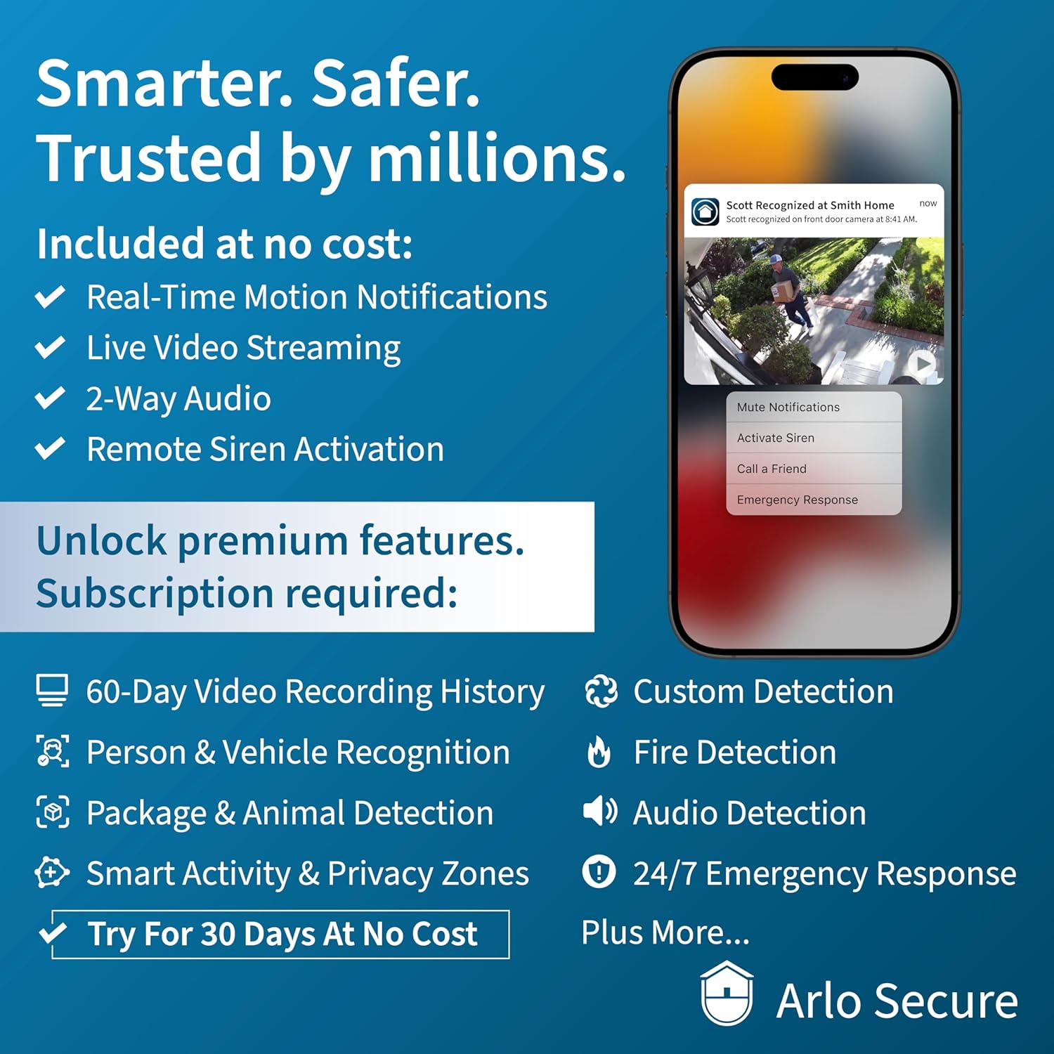 Close up of Arlo Essential indoor camera lens and sensor