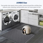 WePet extra large kitty mat non-slip backing underside view
