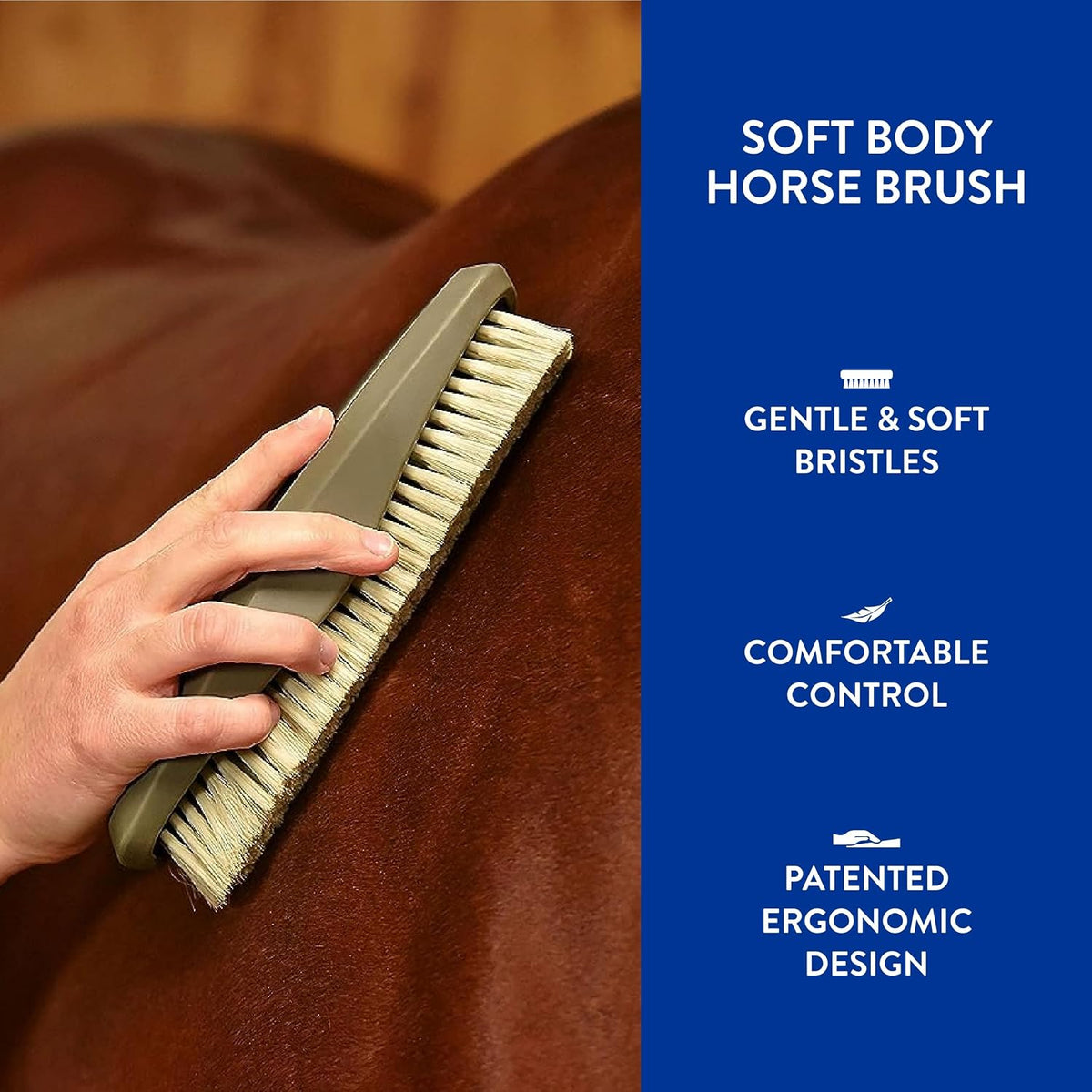 Wahl soft body horse brush side profile