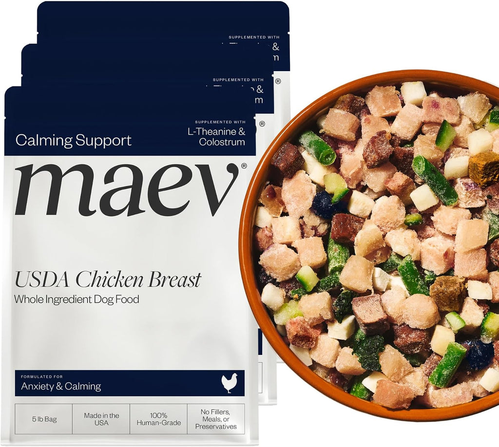 Maev Human-Grade Fresh-Frozen Beef Dog Food, Anxiety & Calming Formula | High-Protein, Grain-Free, Whole Ingredient Raw Food for Dogs | Complete & Balanced Meal or Topper | Made in USA | 5 lb - Image 13