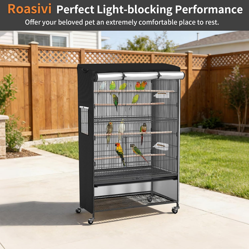 Roasivi cage cover folded neatly for storage