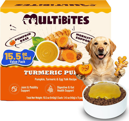 Healthy pumpkin and egg yolk pate for pets