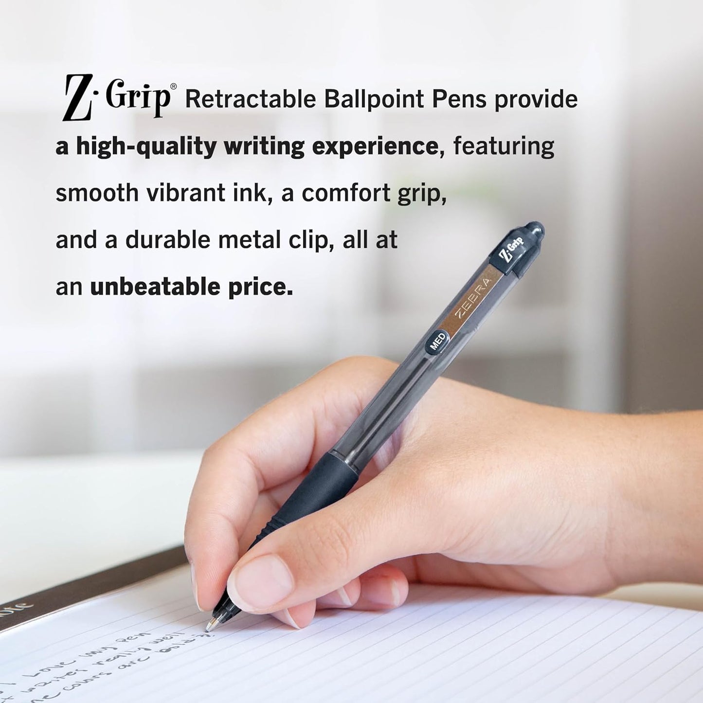 Zebra Pen black ink writing instruments for school and office supplies