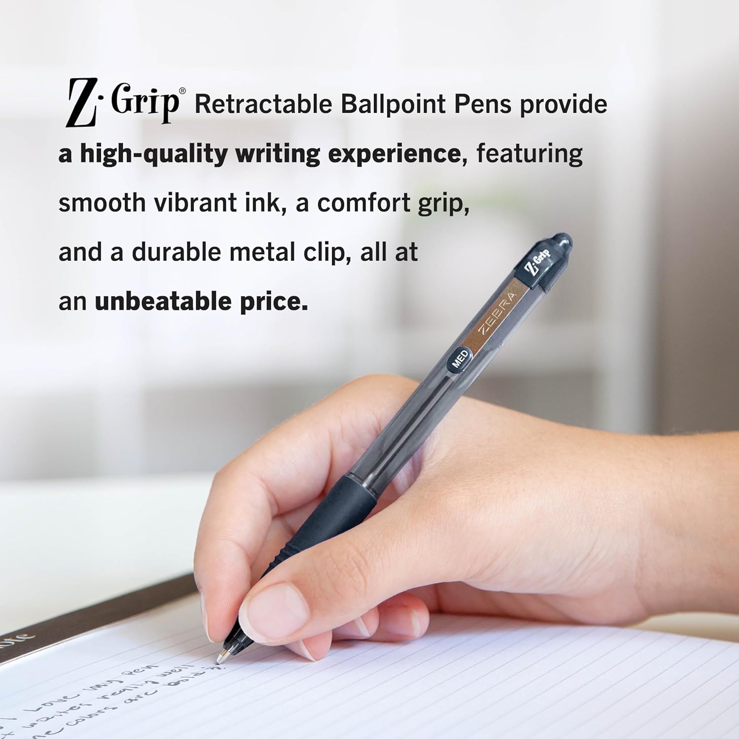 Zebra Pen black ink writing instruments for school and office supplies
