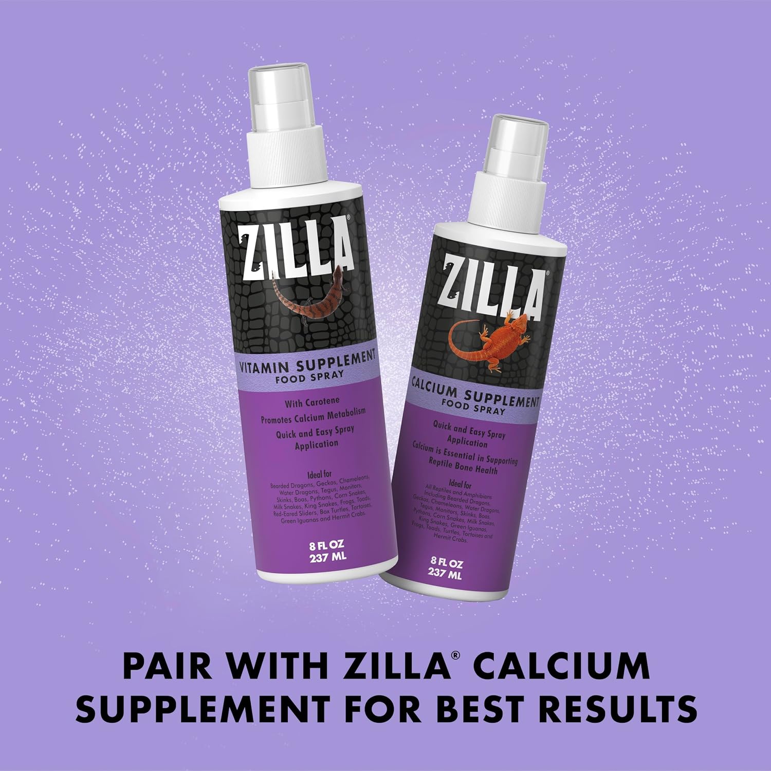Reptile health multivitamin spray for amphibians