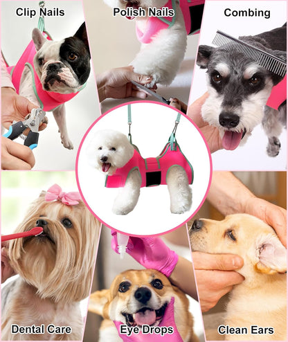 Side view of Kkiimatt hanging harness for medium dogs