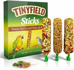 Back label details of tinyfield millet spray for birds