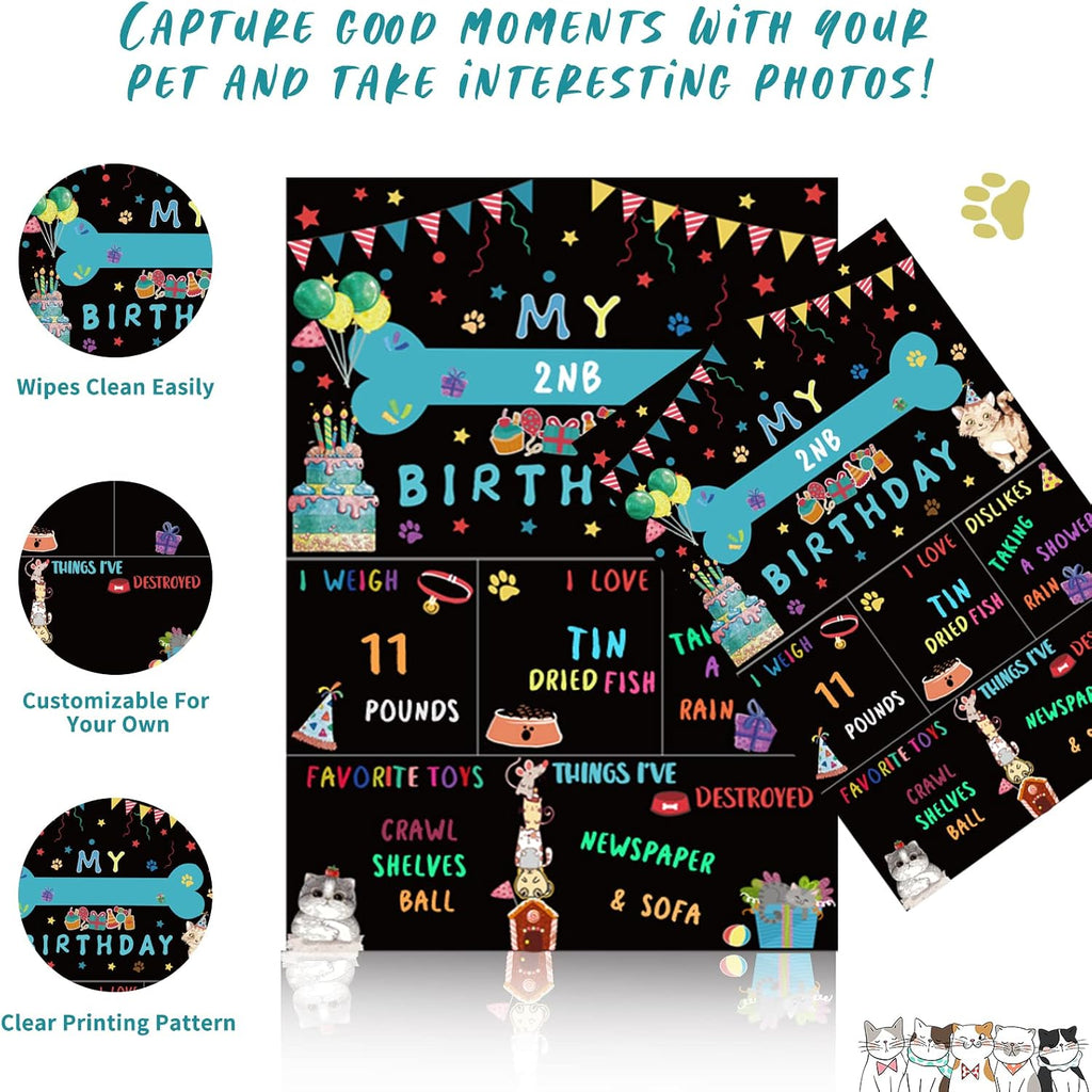 Meow letter foil balloons for cat birthday party