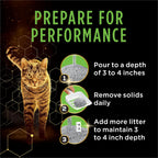 Top view of Purina Tidy Cats litter packaging