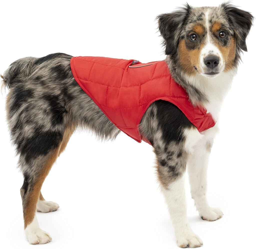 Kurgo Loft Dog Jacket - Reversible Cozy Coat for Outdoor Adventures - Water Resistant - Athletic Fit - Machine Washable Fabric - Reflective Dog Gear - Large - Coastal Blue - Image 12