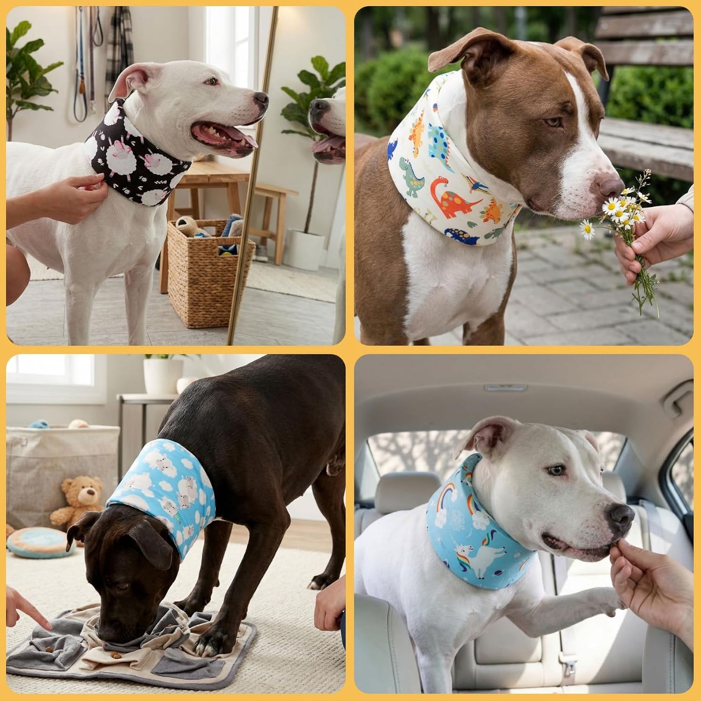 LovinPet comfortable e collar alternative for dogs profile view.