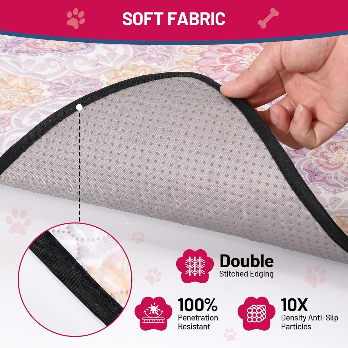 Bumubi leak proof dog training mats for whelping and crate use