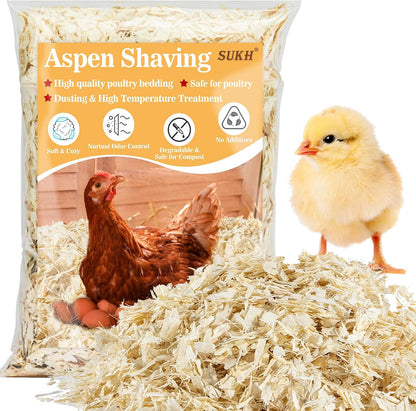 Sukh Chicken Coop Bedding front view of bag