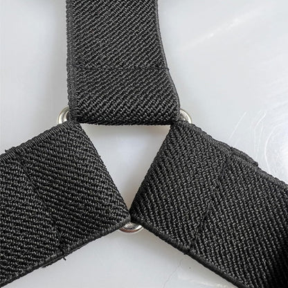 DABAIXIONG anti slip belly bands straps attached to a small puppy diaper