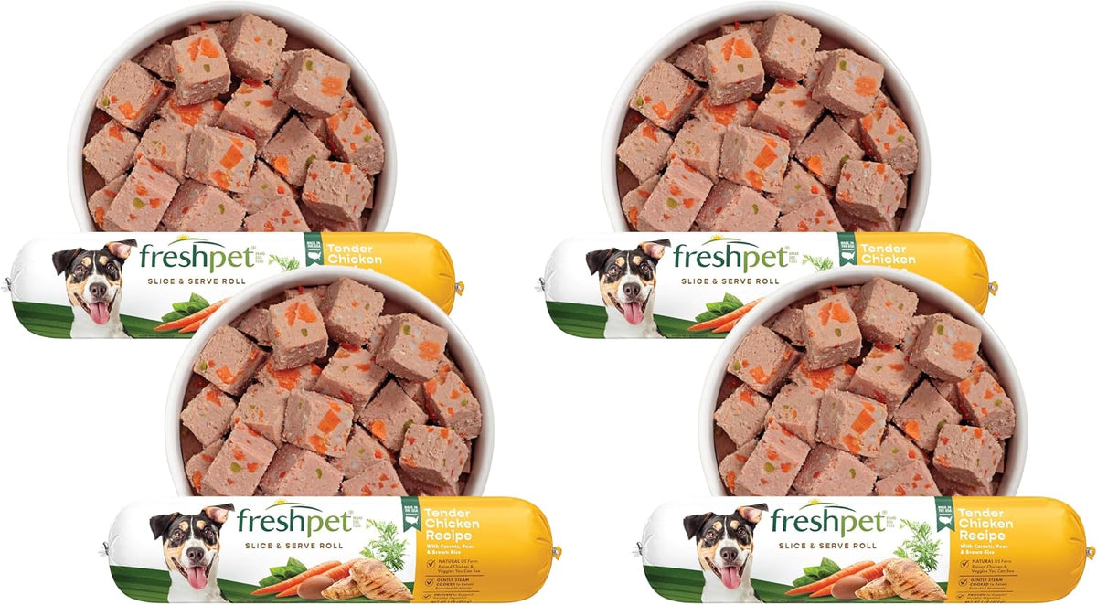 Freshpet Dog Food, Slice and Serve Roll, Tender Chicken Recipe, 16 Oz - Image 14