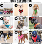 Puppia dog harness back view with D-ring