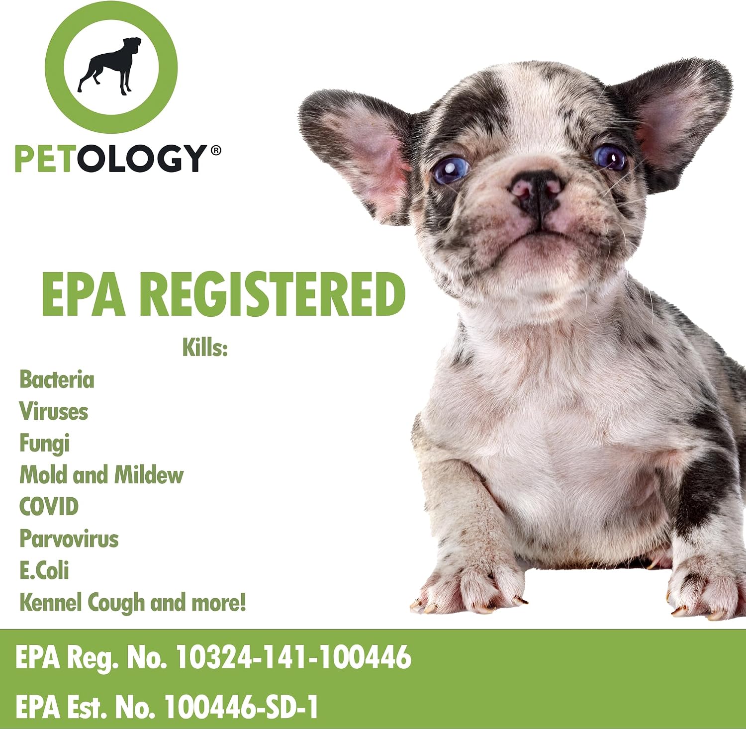Veterinary grade disinfectant gallon container