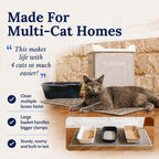 SiftEase scoop free cat litter cleaning system full set