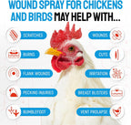 Close up of 4 fluid ounce silver spray bottle for poultry