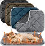4 Pack Self Heating Cat Pad Self Warming Dog Mat Reflects Body Heat Extra Warm Thermal Pet Pad Washable Dog Cat Bed Crate Bed Mat Blanket(Gray,16 x 20 Inch) - Image 9