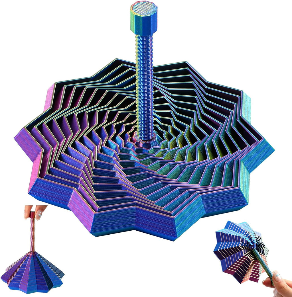 Ditufidgts 3D printed star fidget toy front view