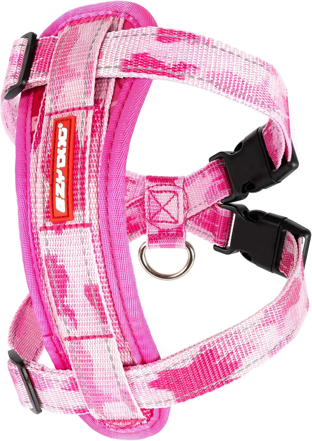 EzyDog Chest Plate No Pull Dog Harness - Escape Proof Harness with Reflective Stitching and Comfort Padding for Easy Walks, Training & Control - Car Restraint Included (Large, Black) - Image 14