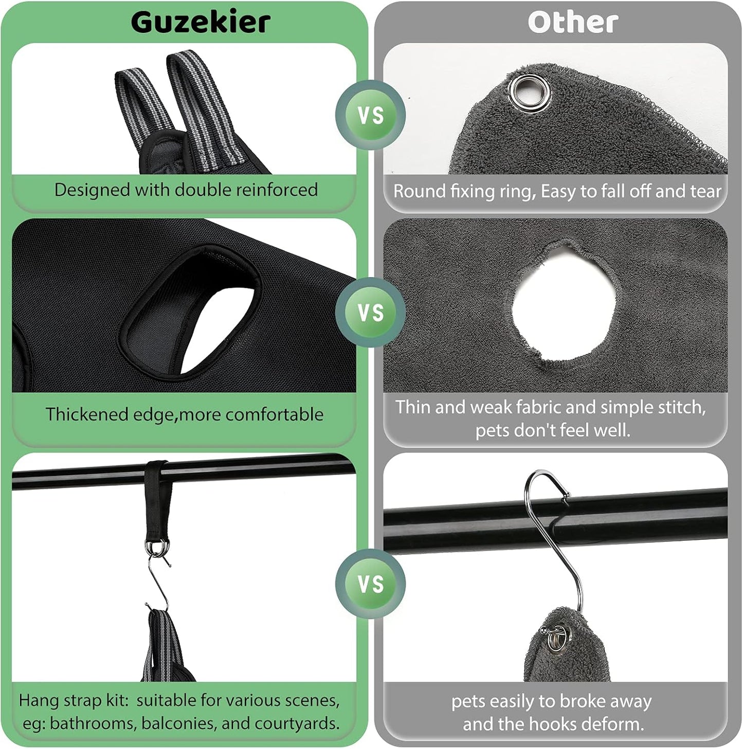Close up of Guzekier safety nail clippers and grooming comb