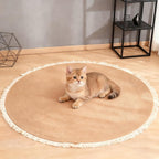Xanadued cotton rope area rug for cats front view