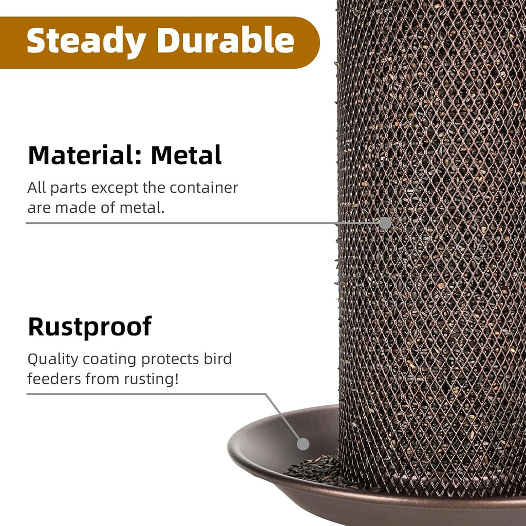 Nyjer/Thistle Seeds Wild Bird Feeder 2 Pack,All-Metal Material - Image 3