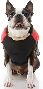 Gooby dog jacket red with back zipper detail