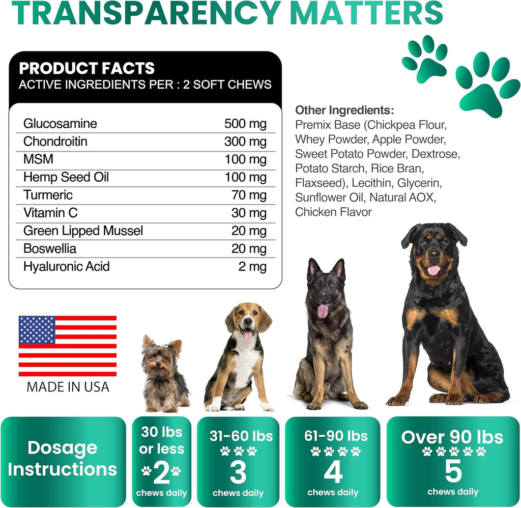 Furaland dog supplement jar showing 12 ounce product weight