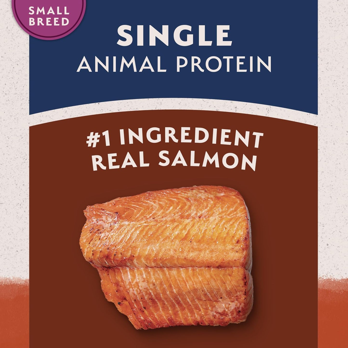 Natural Balance adult small breed dry dog food nutrition label and protein facts
