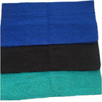 Majestic Ally turquoise premium acrylic horse saddle blanket back view texture details