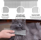Different types of metal teeth for dog and cat grooming