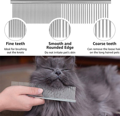 Different types of metal teeth for dog and cat grooming