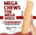 Canine Chews natural rawhide long lasting dog treats for large dogs