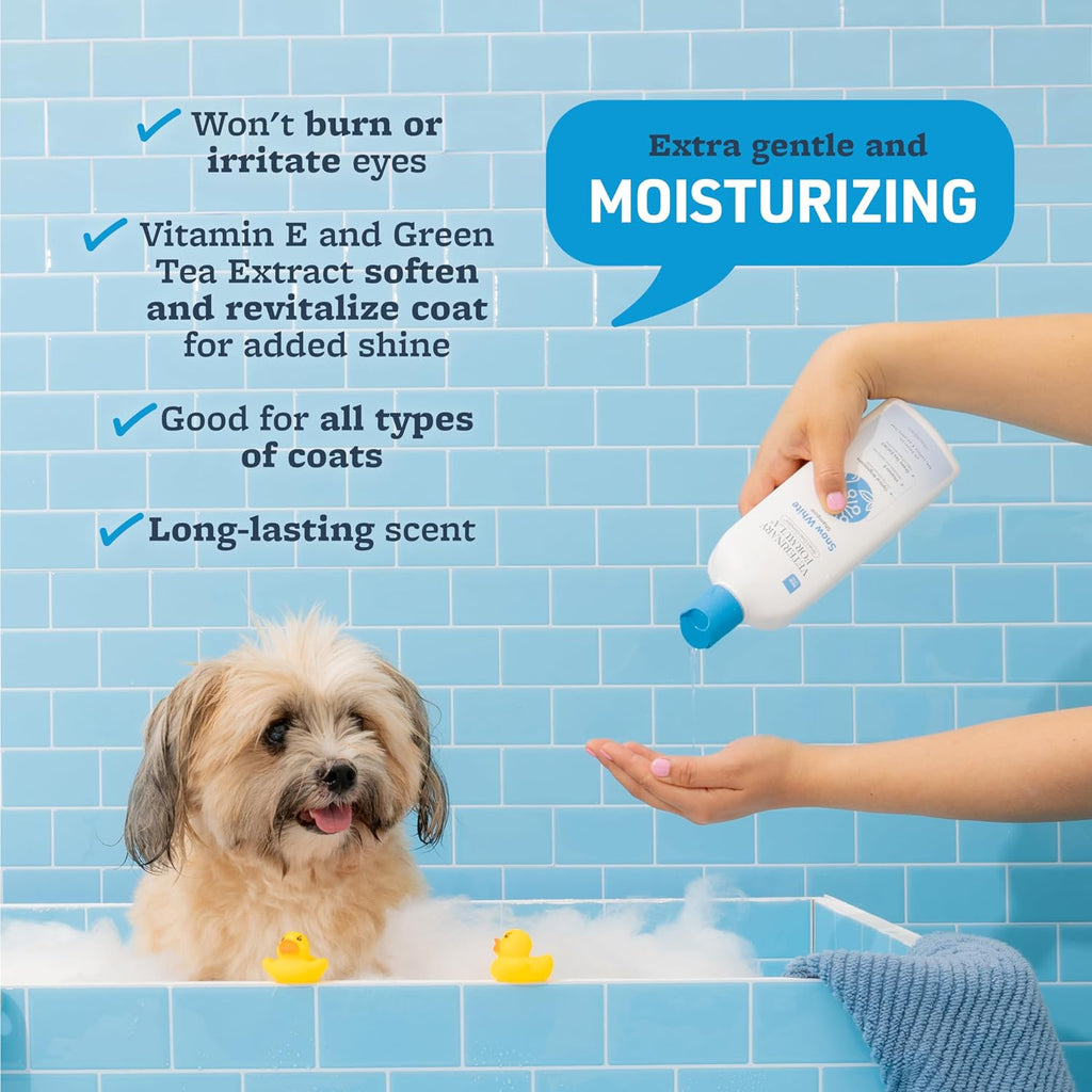 SynergyLabs pet grooming shampoo bottle size comparison