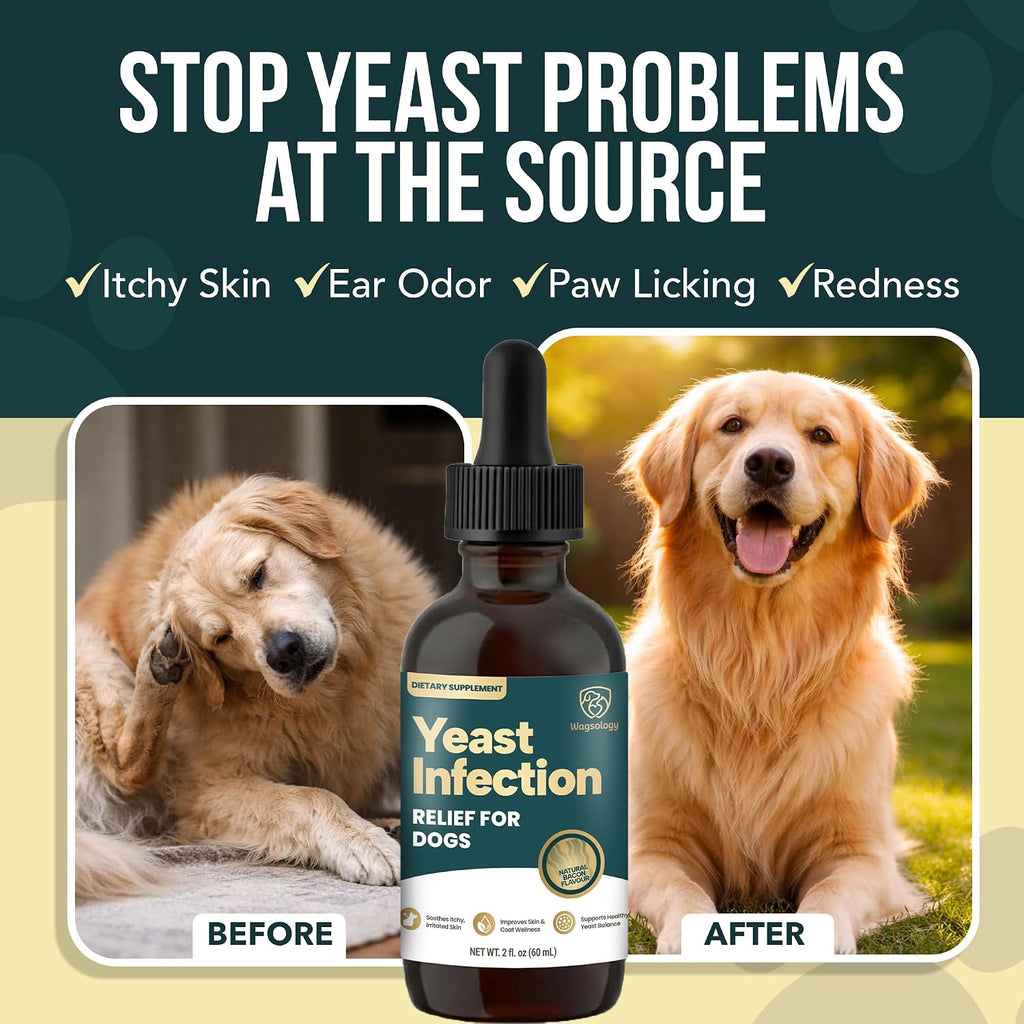 Authentic herlosfeel pet skin and coat wellness drops close up shot