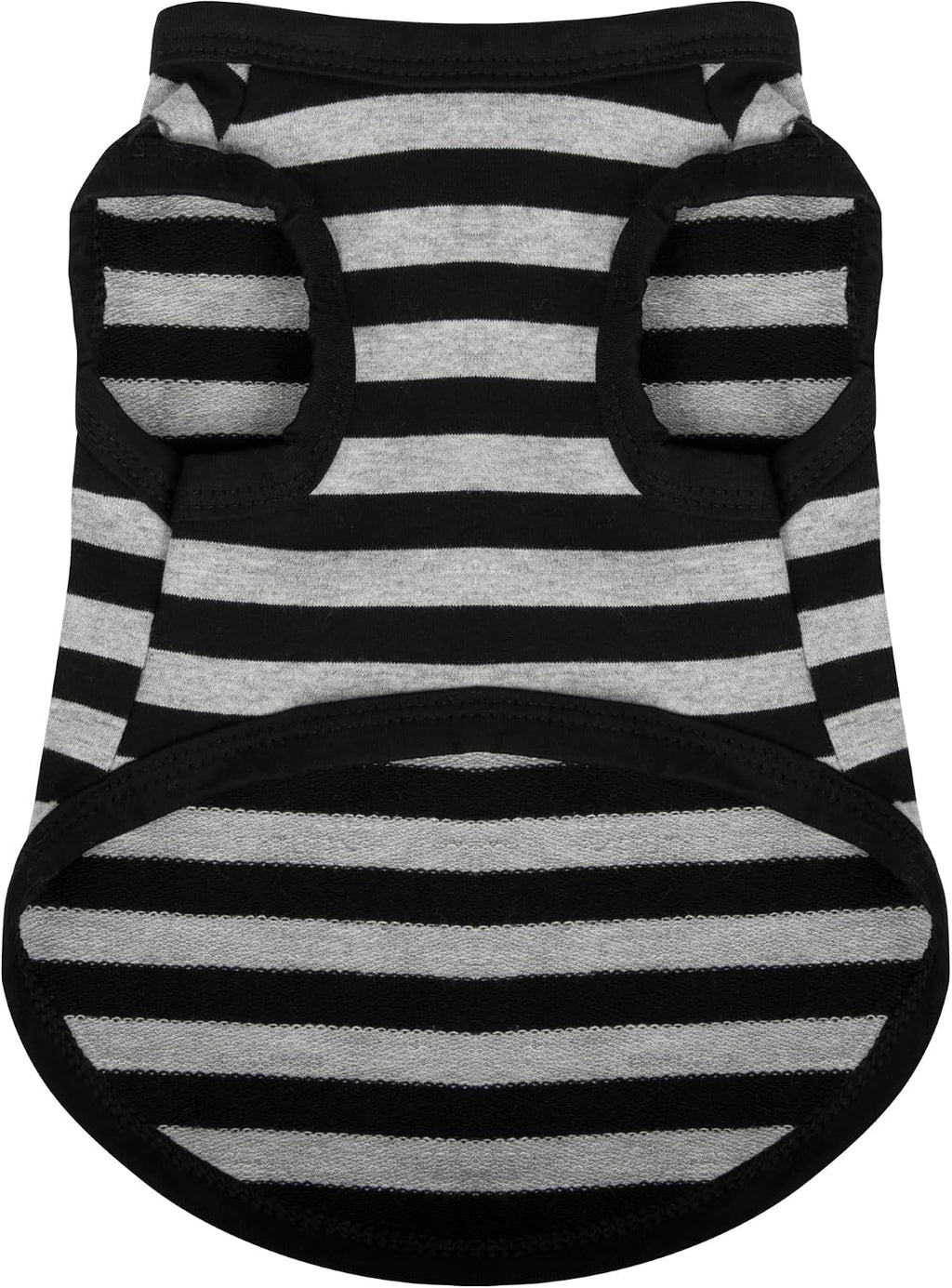 Paiaite 6-Piece Striped Shirt Set: Cotton Sleeveless Puppy Dog Shirts, Breathable Pet Apparel Tank Tops, Colorful Sweatshirts for Small & Medium Dogs - Image 10